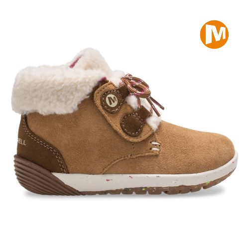 Merrell Bare Steps Cocoa Jr. Winterstiefel Kinder HellBraun [DE-ZUXRP]